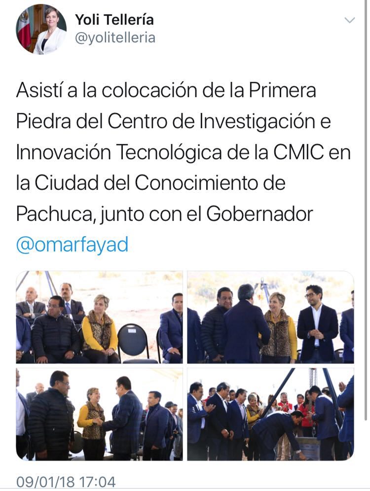 Le falla la brújula a Yoli Tellería, presidenta municipal de Pachuca